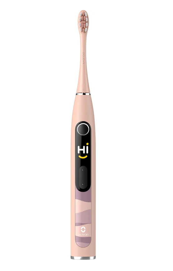 Oclean Smart Electric Toothbush Sonic 5 Modes Colour Display - X10 Coral Pink