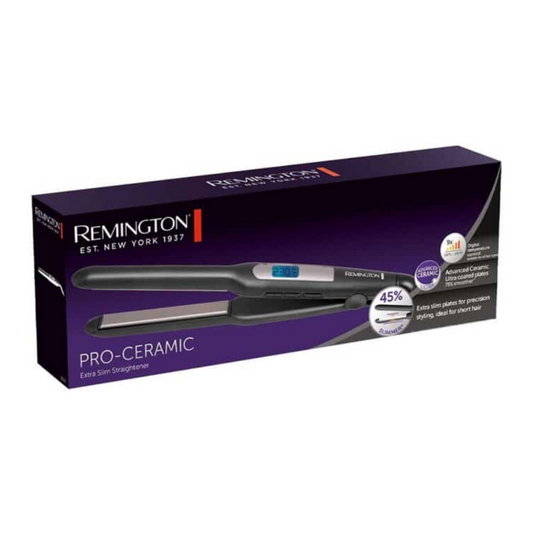 Remington Extra Slim Hair Straightener Ceramic Plates 9 Digital Temperatures
