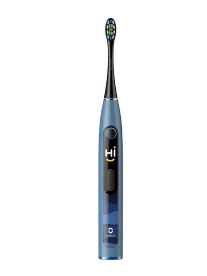 Oclean Sonic Toothbush Smart Electric 5 Modes Colour Display - X10 DeepDive Blue