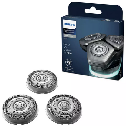 Genuine Philips SH91/50 Replacement Shaving Heads Blades for Series 8000 & 9000